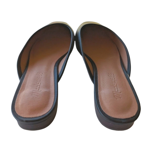 MADEWELL The Adelia Mule in Black Leather Size 8.5 - Picture 5 of 10